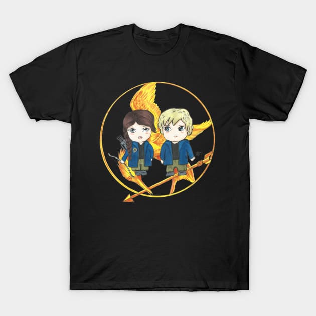 Katniss & Peeta T-Shirt by LivStark